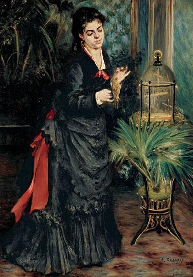  Woman with a Parrot